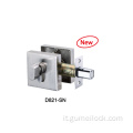 Blocco deadbolt quadrato in ottone a 5 pin